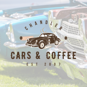 logo design featuring a car with coffee beans for non profit in Chandler, Arizona