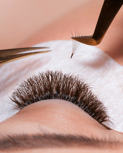 Lash lift results on a client