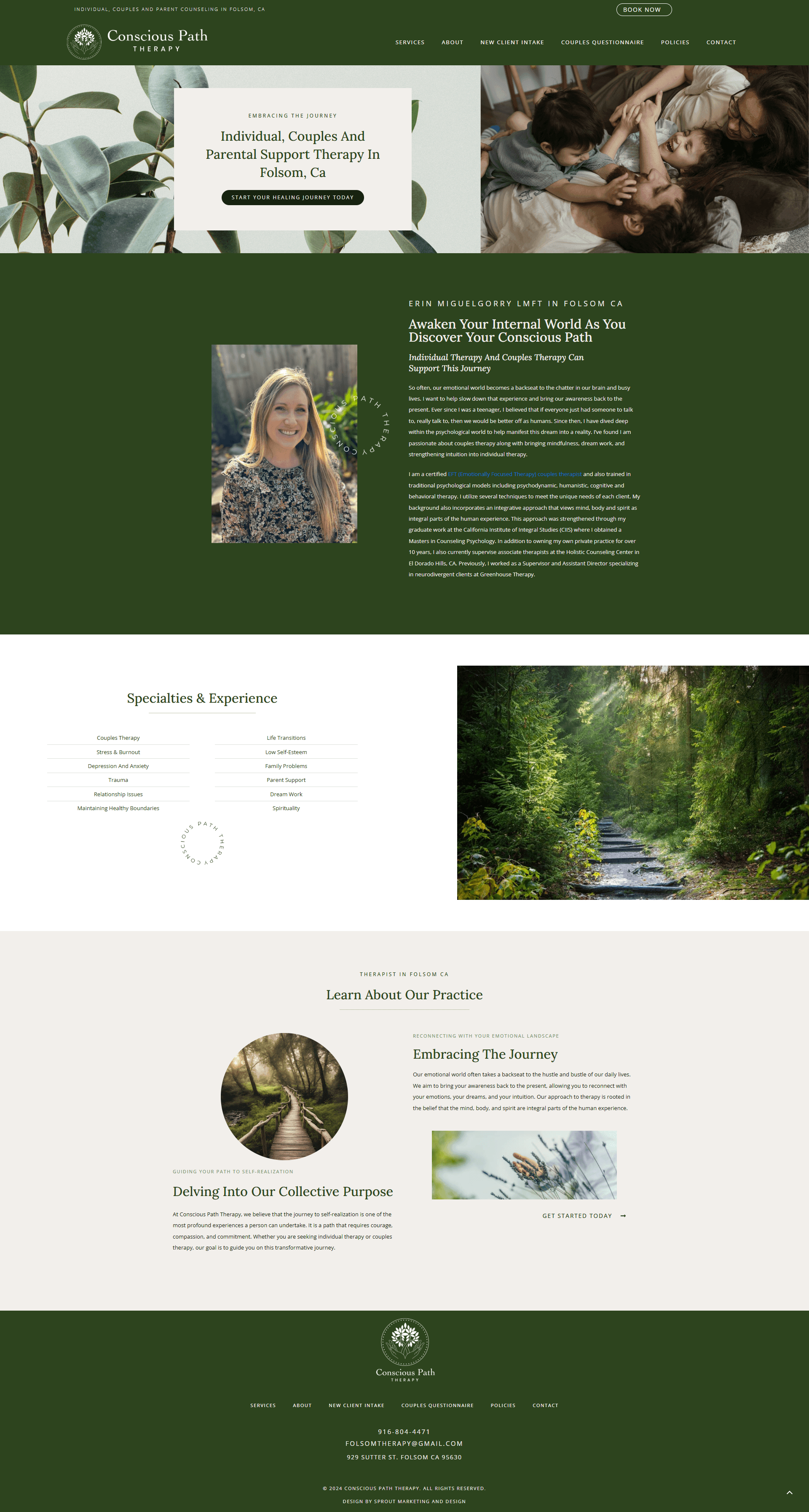 Conscious Path Therapy provider page