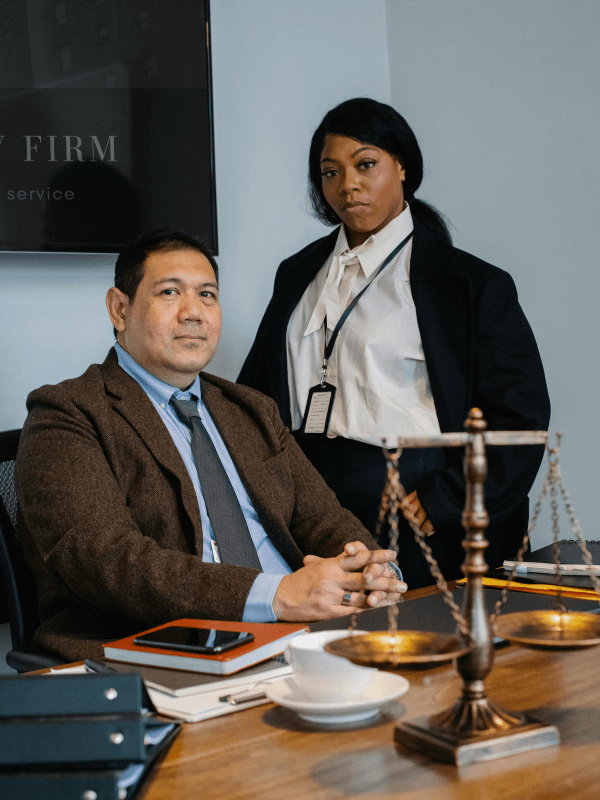Legal and professional services website design example