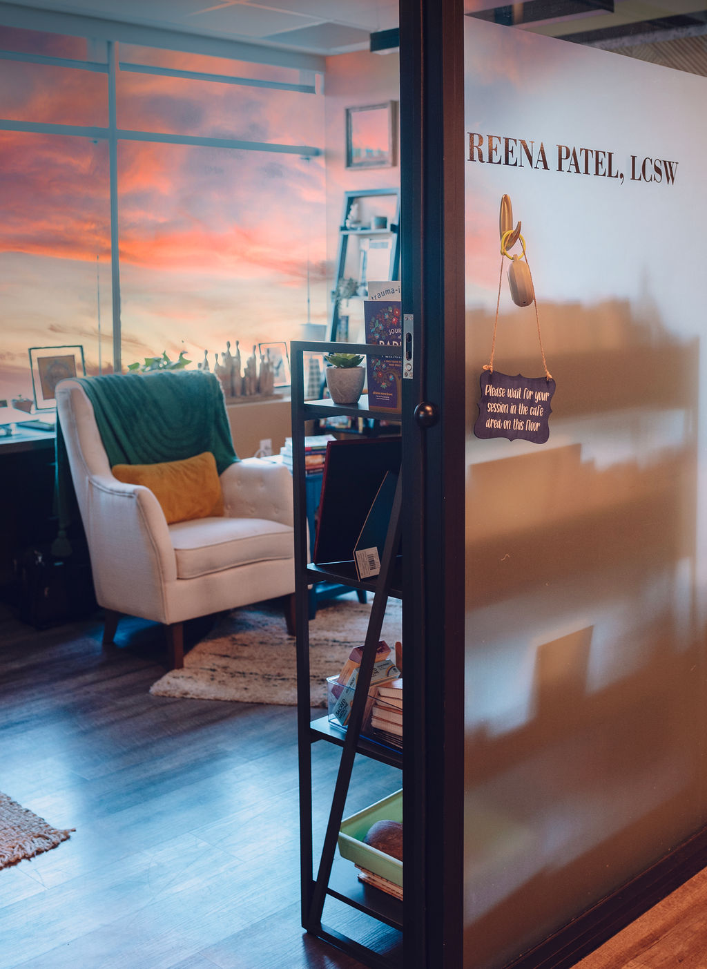 Rising Embers Therapy office in Chandler from the brand photo shoot