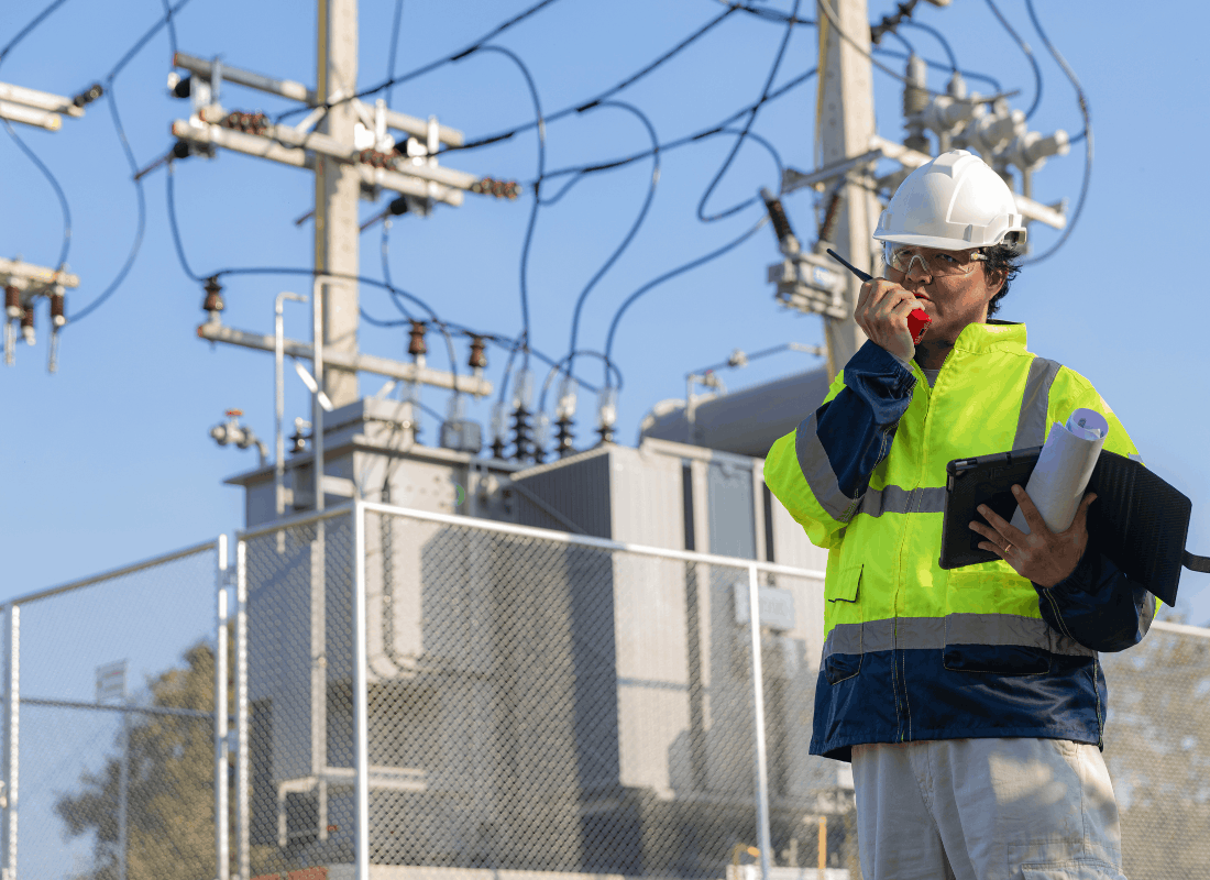 Commercial electrical work in the city