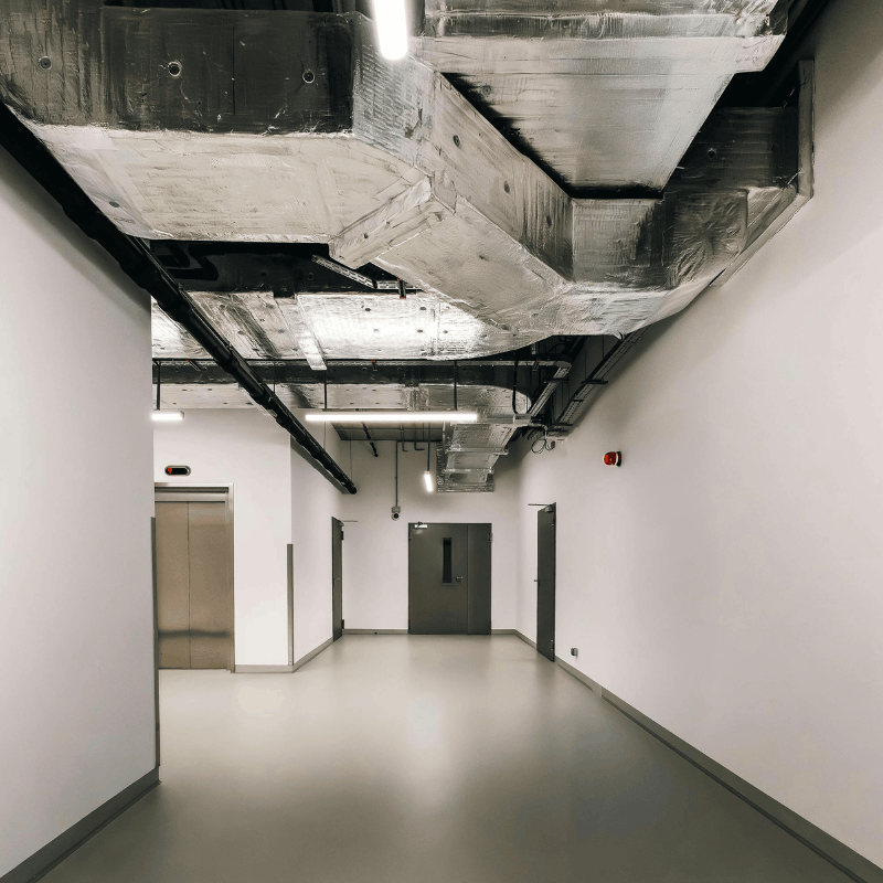 Commercial rooftop HVAC units