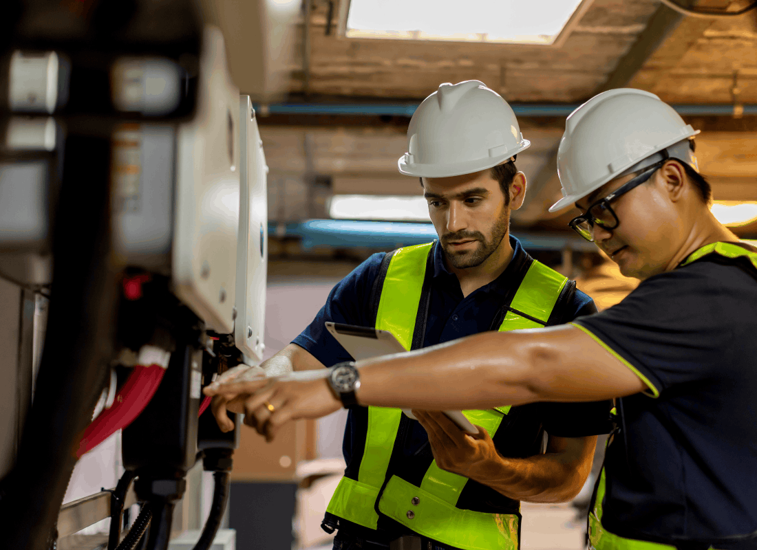 Buzzed Electric crew working on a job site