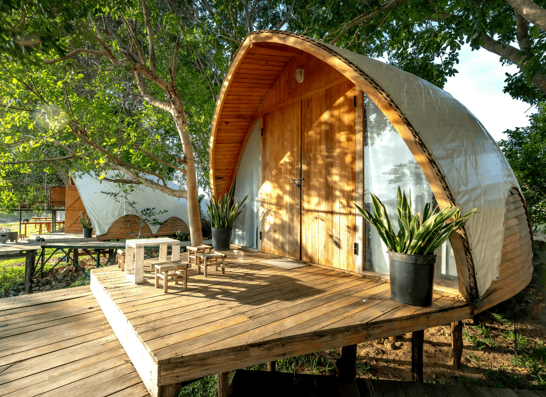 Peaceful retreat location surrounded by nature