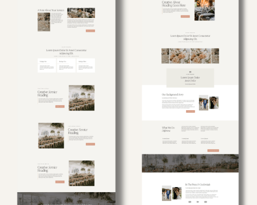 Wedding and event Planner Website Template for WordPress