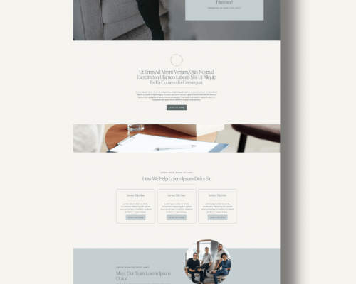 WordPress Website Template for Therapists